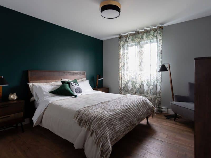 The Citana model is a classic bungalow. We see the bedroom