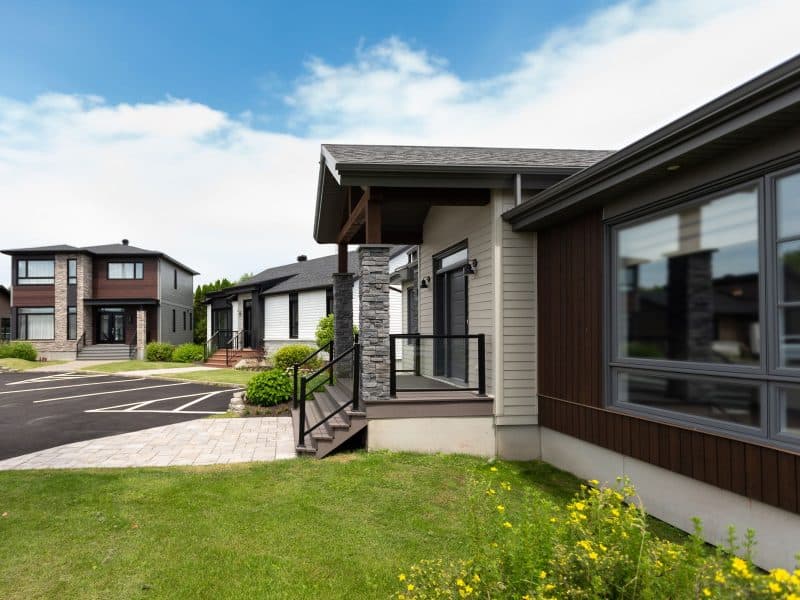 The Citana model is a classic bungalow. We see the outside