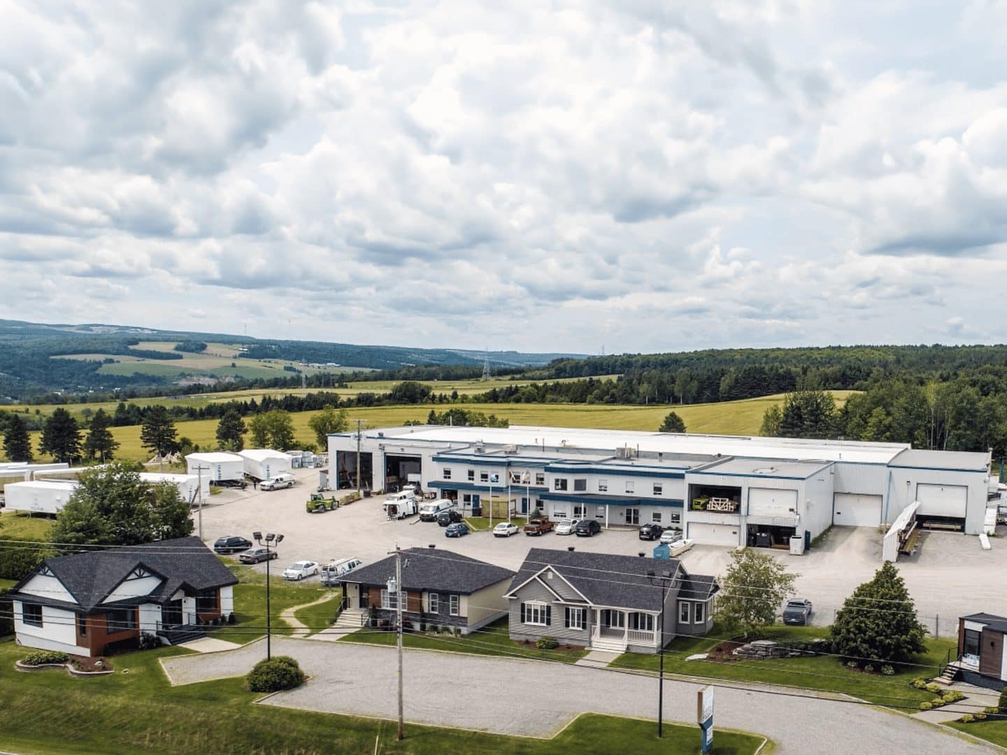 Vue aérienne de l'usine ProFab