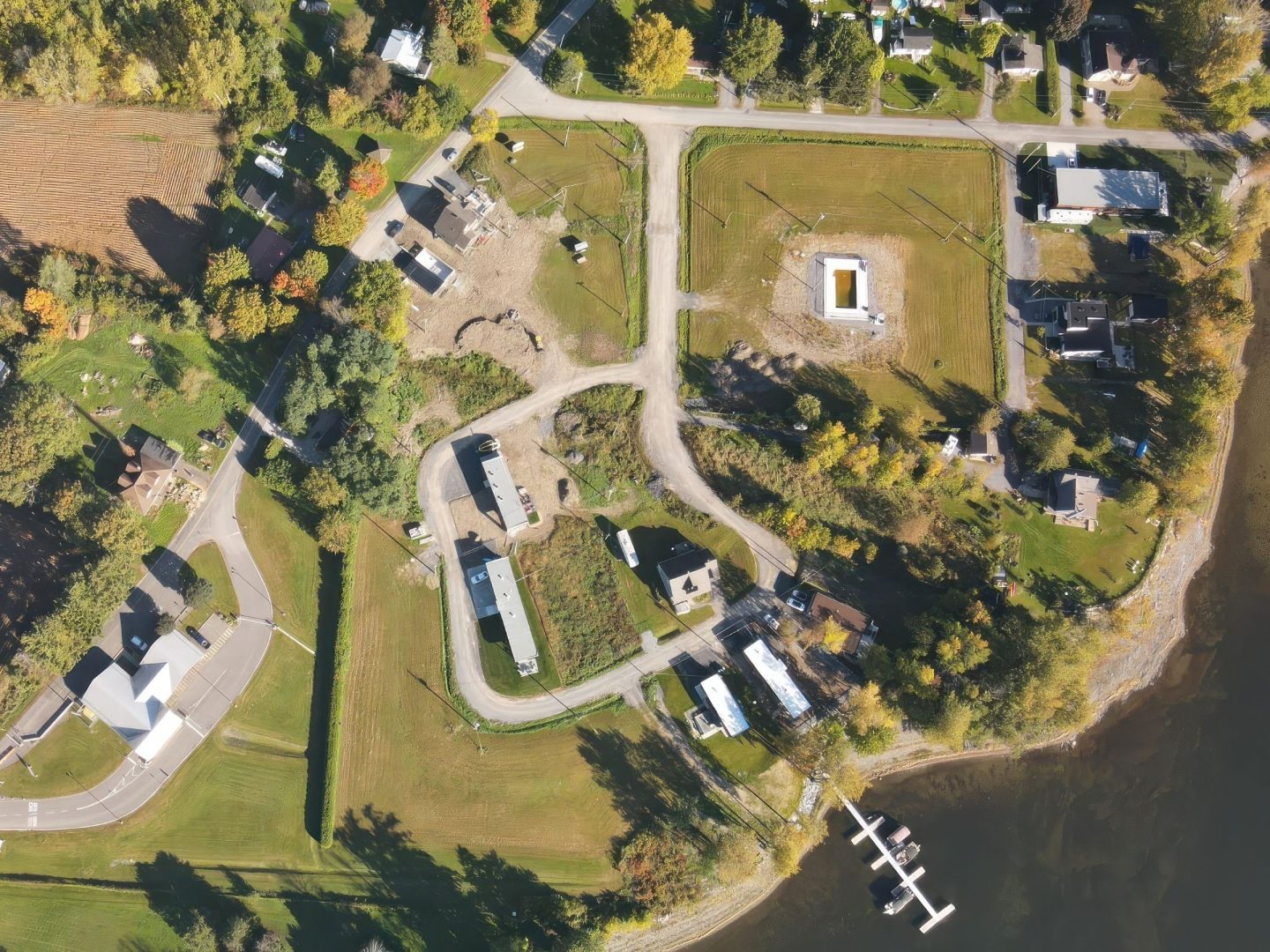 Terrain a vendre dans la bordure des États-Unis