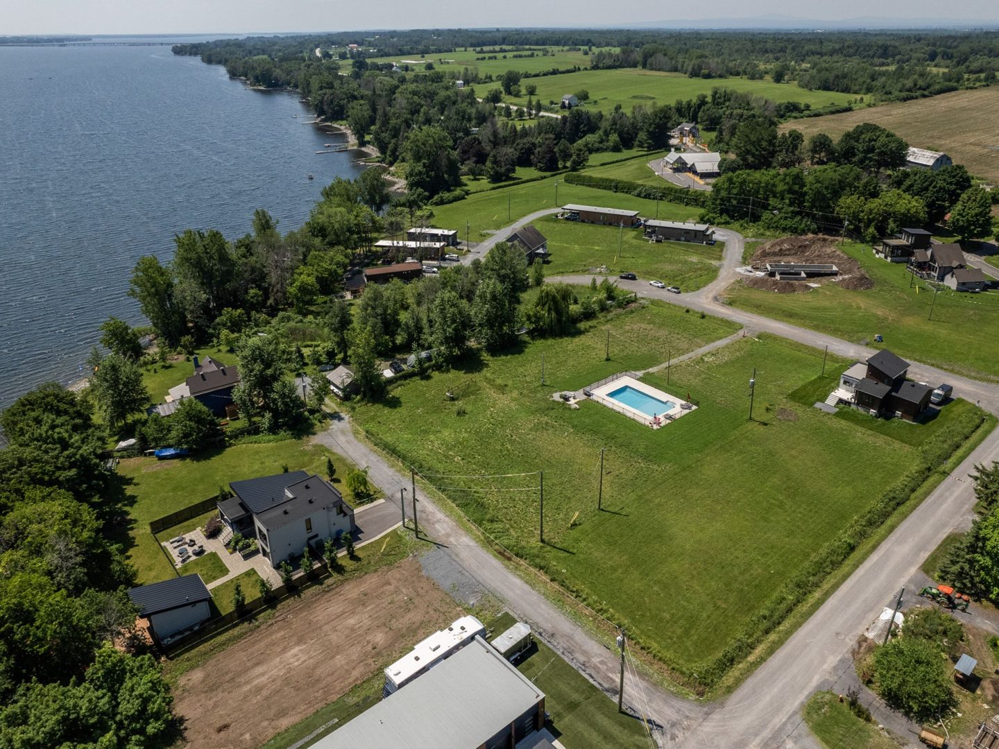 Terrain a vendre dans la bordure des États-Unis