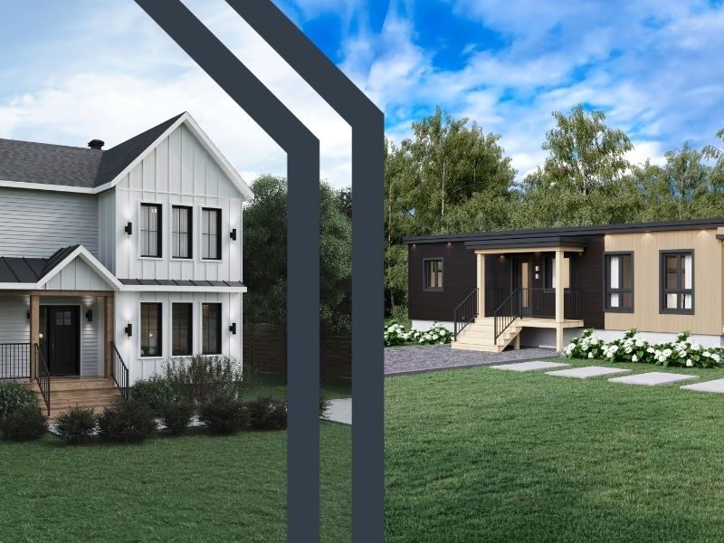 Fusion de deux entreprise : deux images de maisons différentes